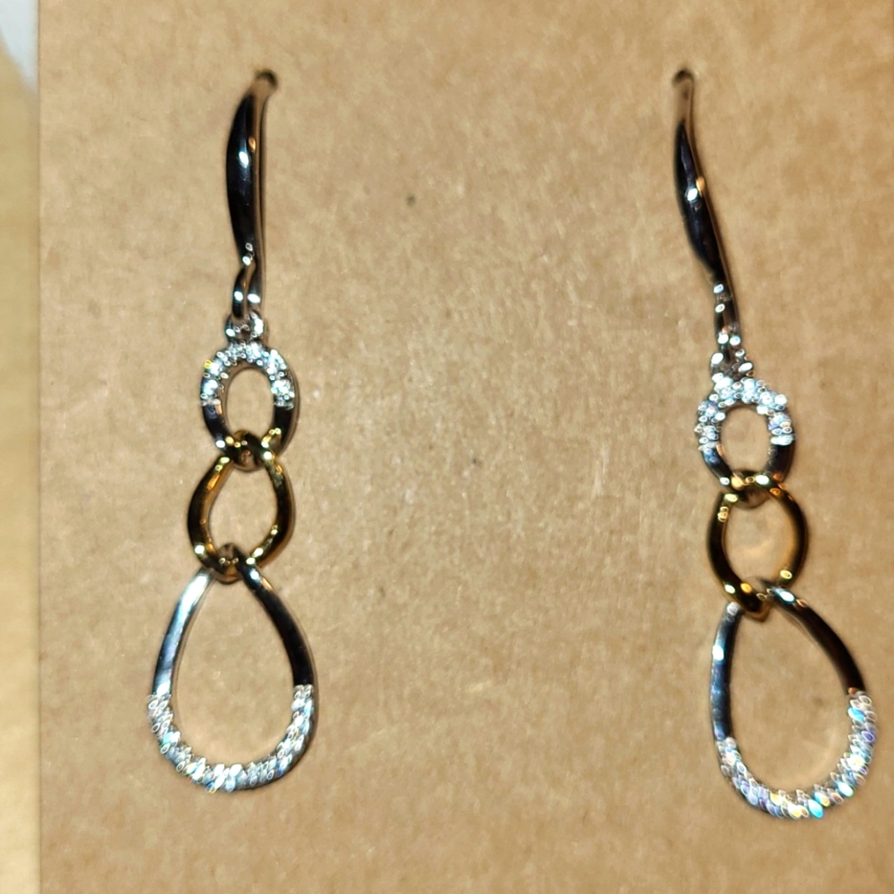 New Two-Tone Interlocking Set, Sterling Silver---… - image 7